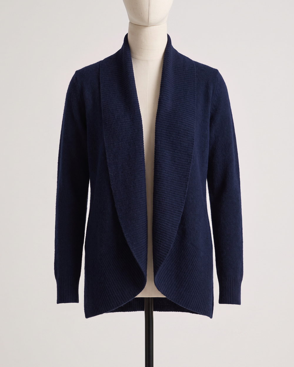 Mongolian Cashmere Open Cardigan Sweater